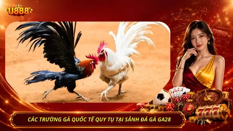 Điểm qua các trường gà quốc tế quy tụ tại GA28 đá gà